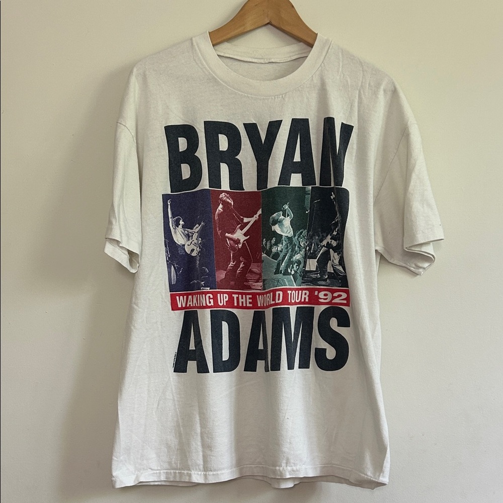 Bryan Adams ‘92 concert tour tshirt